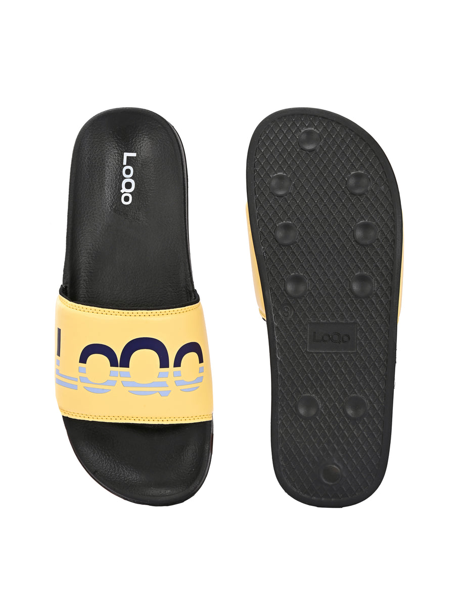 Men's Altea Yellow Sliders