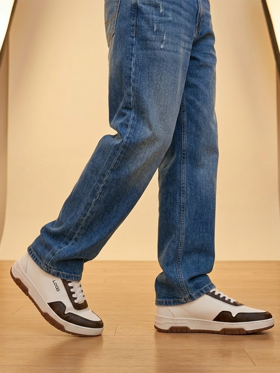 Men's Granada White-Brown Shoes