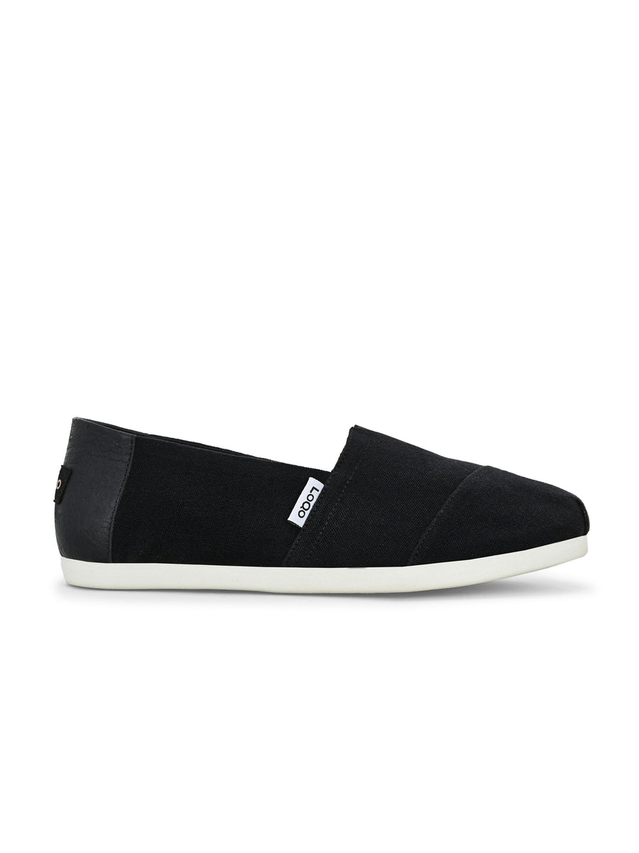Alpari Go Men's Black Slip-ons