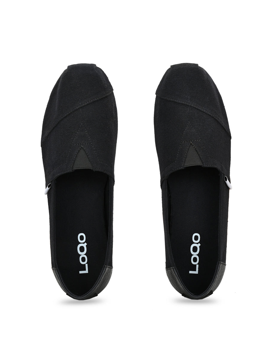 Alpari Go Men's Black Slip-ons
