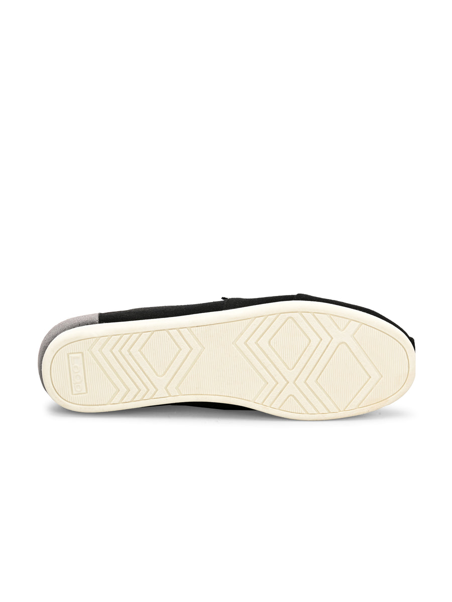 Alpari Go Men's Black Grey Slip-ons