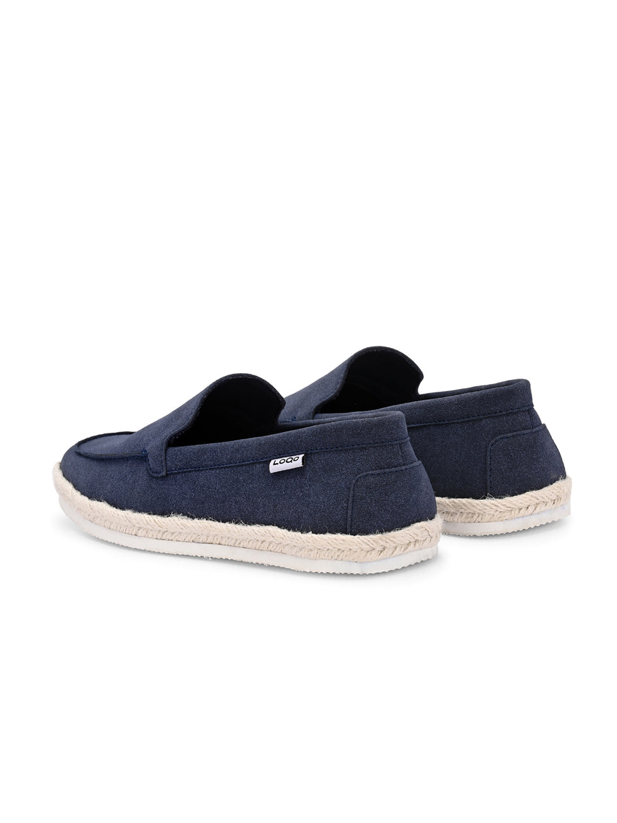 Men's Navy Esparto Loafers