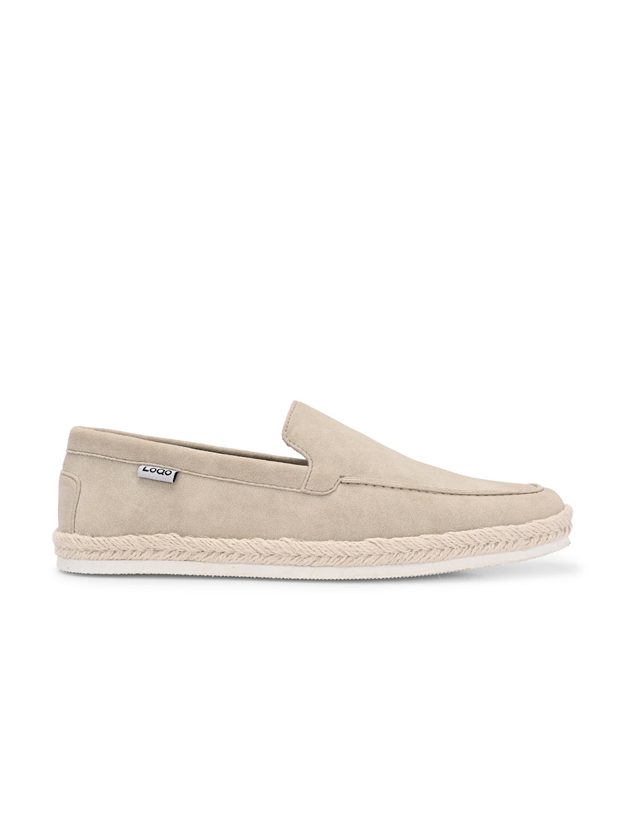 Men's Taupe Esparto Loafers