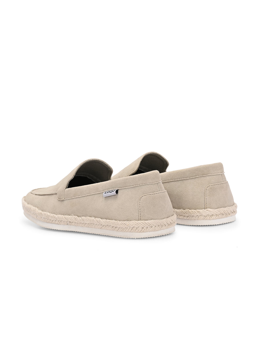 Men's Taupe Esparto Loafers