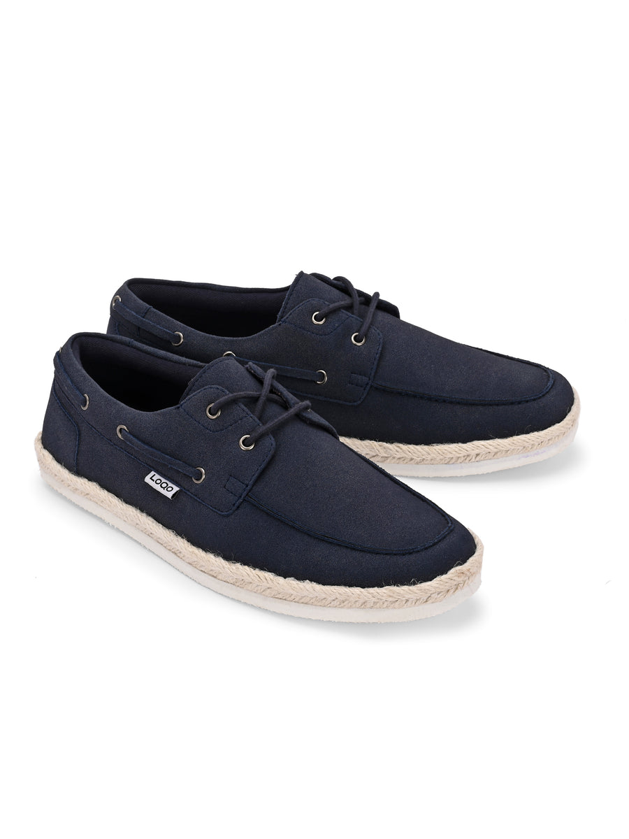 Men's Navy Esparto Lace-ups