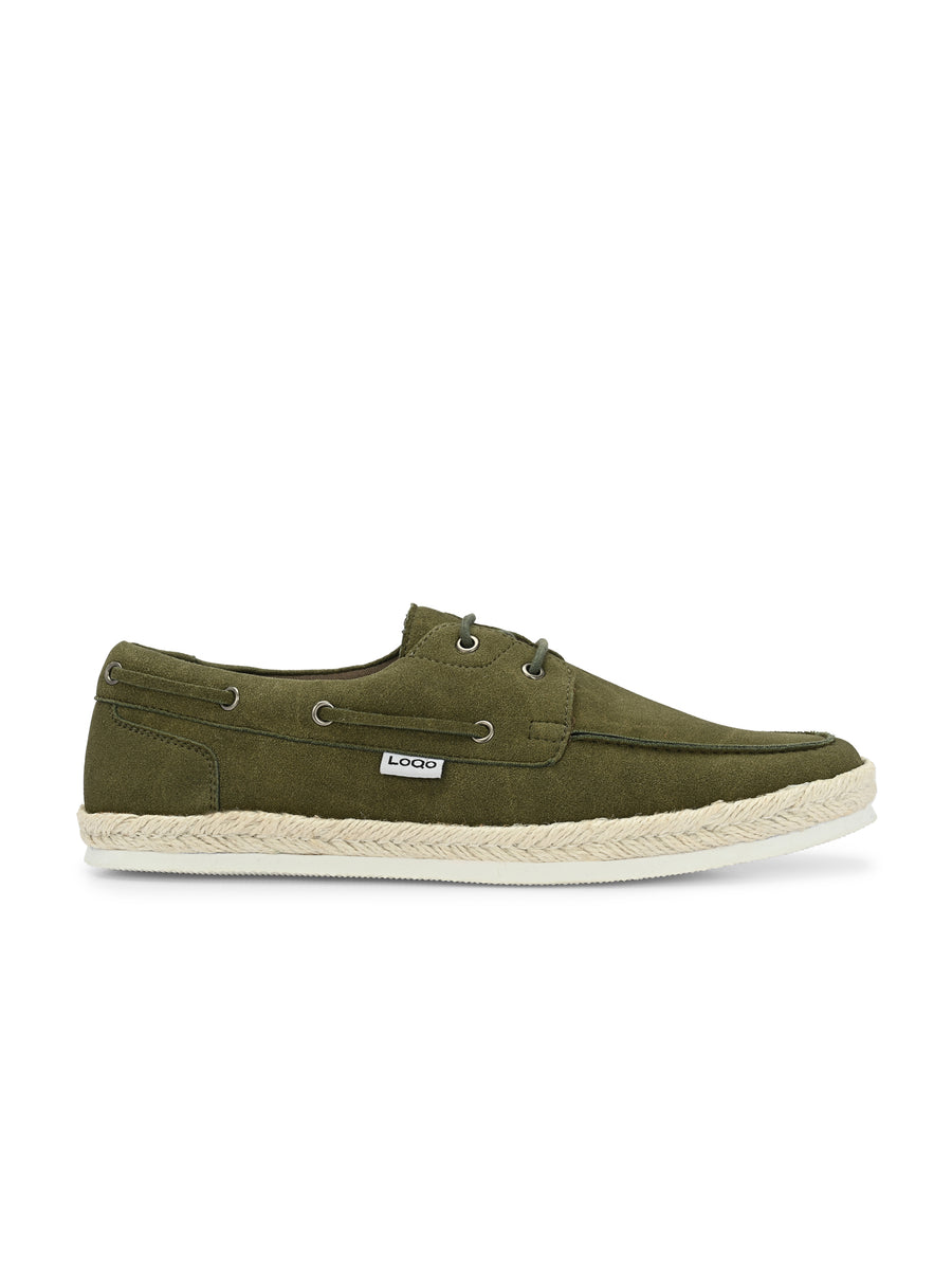Men's Olive Esparto Lace-ups