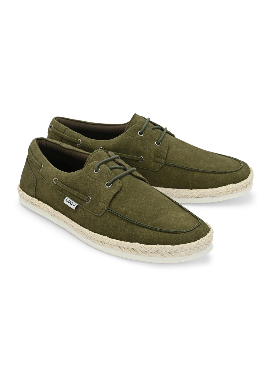 Men's Olive Esparto Lace-ups