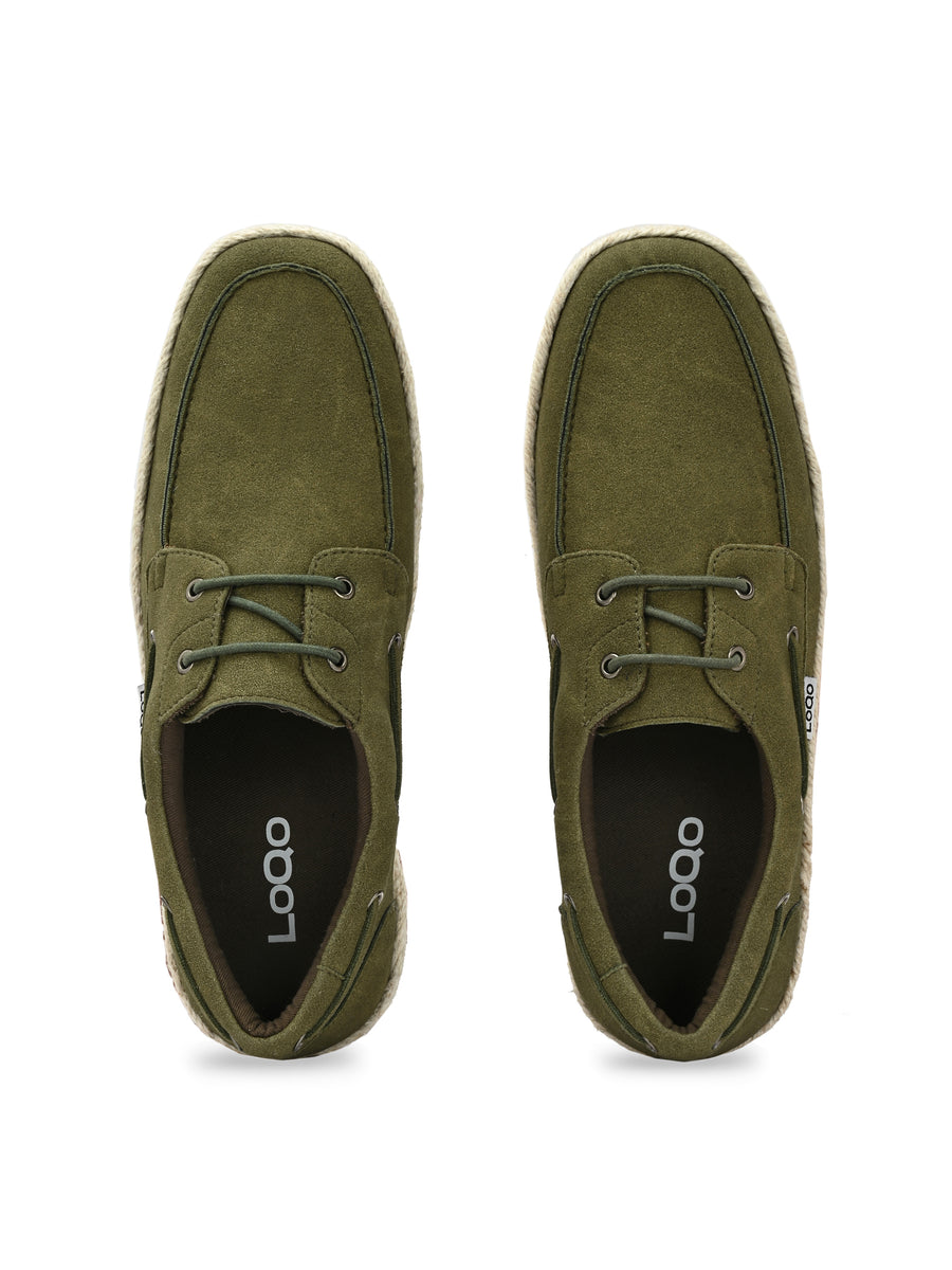 Men's Olive Esparto Lace-ups