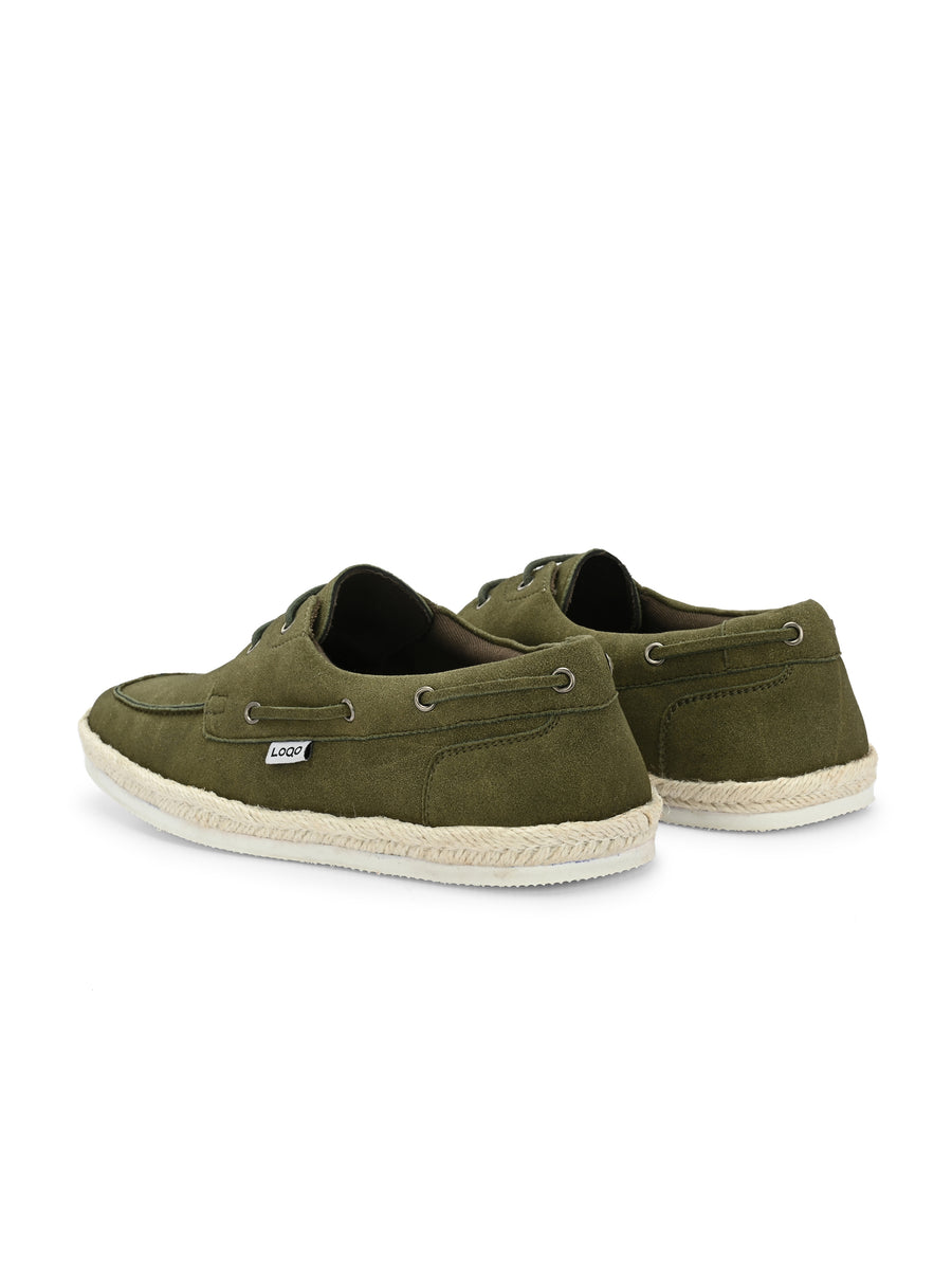 Men's Olive Esparto Lace-ups