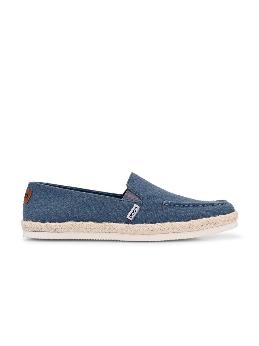 Men's Blue Esparto Loafers