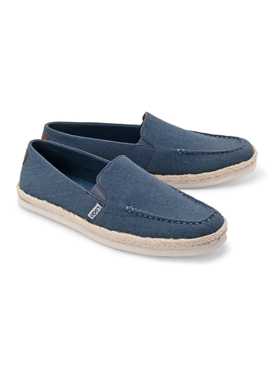 Men's Blue Esparto Loafers