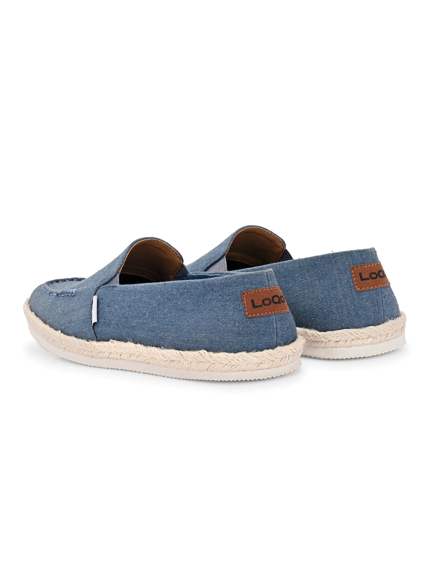 Men's Blue Esparto Loafers