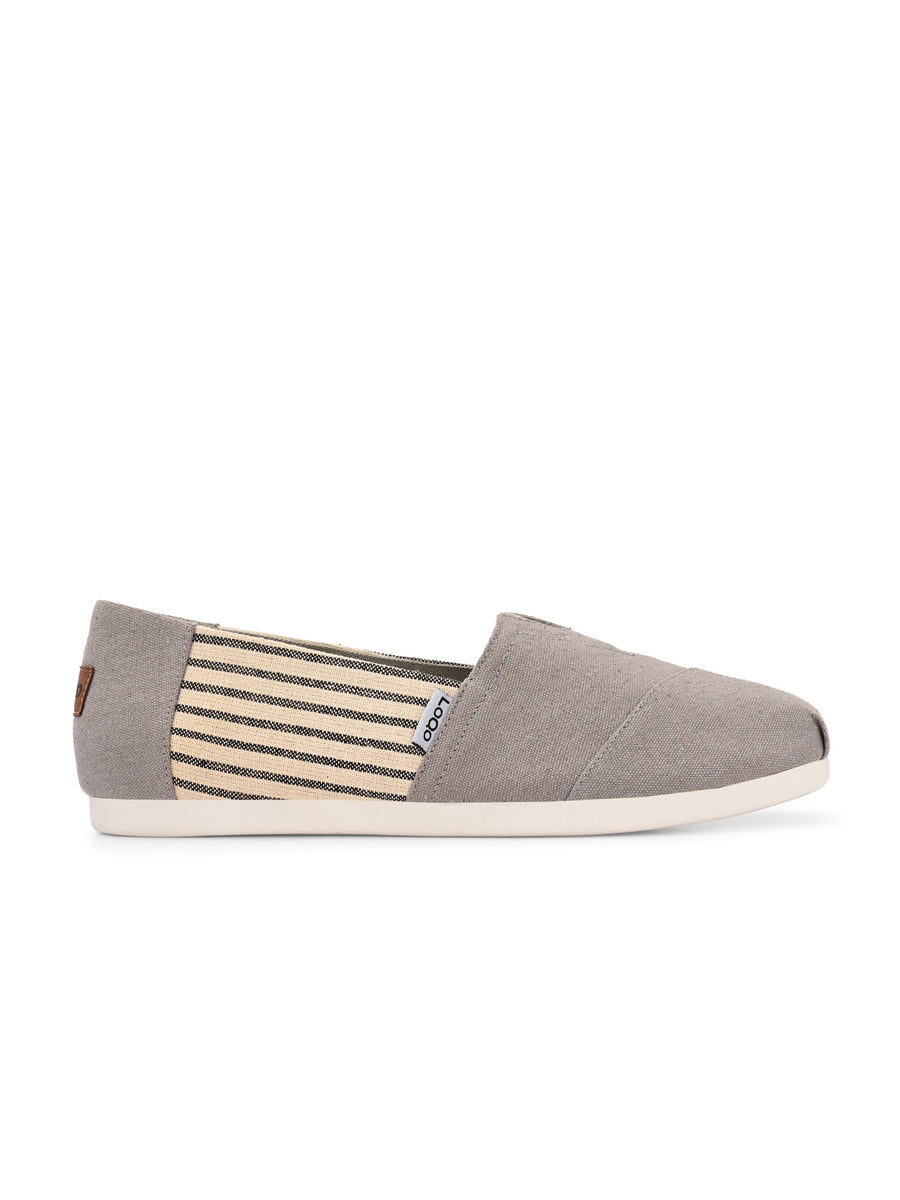 Alpari Varsity Men's Grey Slip-ons