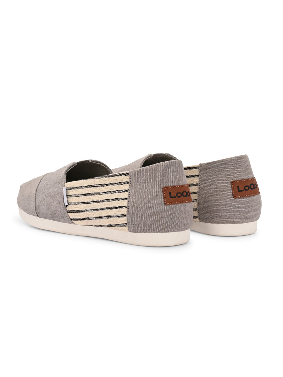 Alpari Varsity Men's Grey Slip-ons
