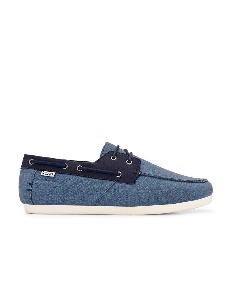 Men's Bolonia Coastal Blue Boat Shoes