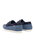 Load image into Gallery viewer, Men's Bolonia Coastal Blue Boat Shoes