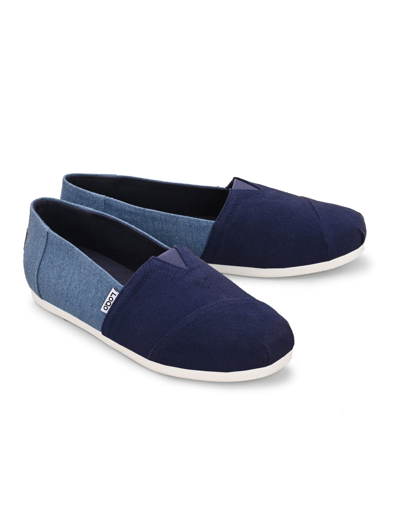 Alpari Duo Men's Navy Slip-ons