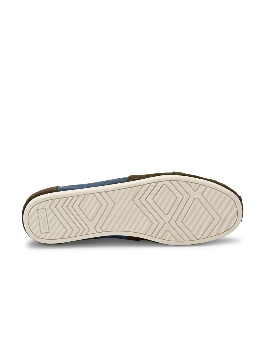 Alpari Neo Men's Olive Slip-ons