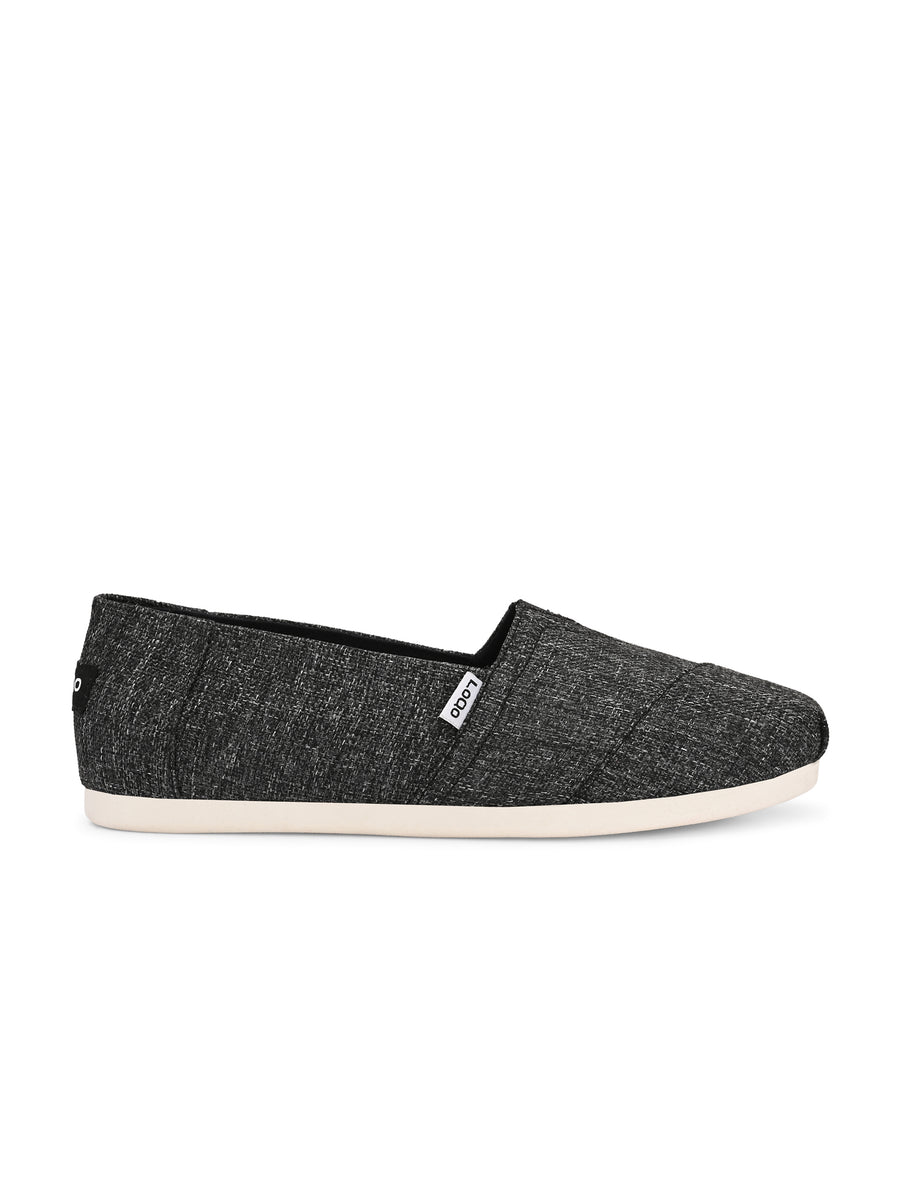 Alpari Uno Men's Black Slip-ons