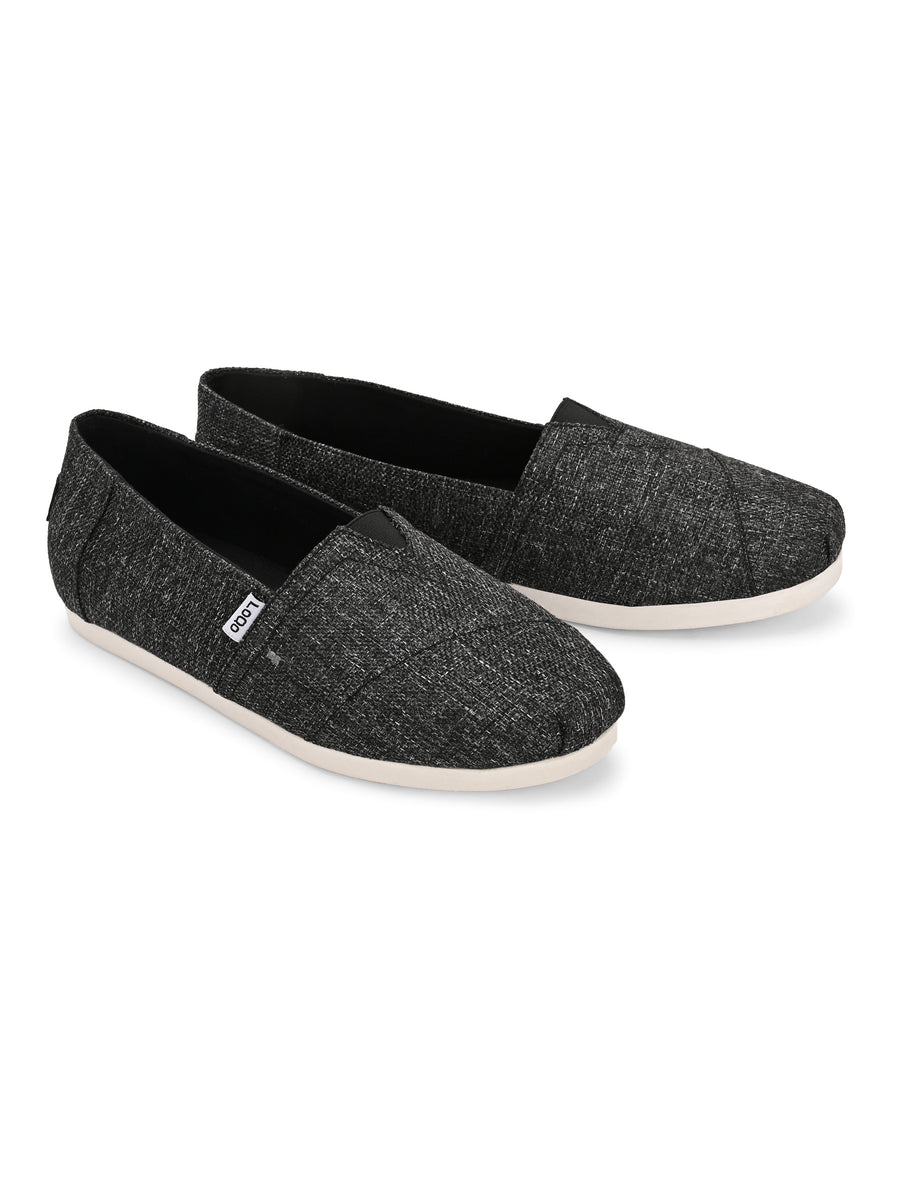 Alpari Uno Men's Black Slip-ons