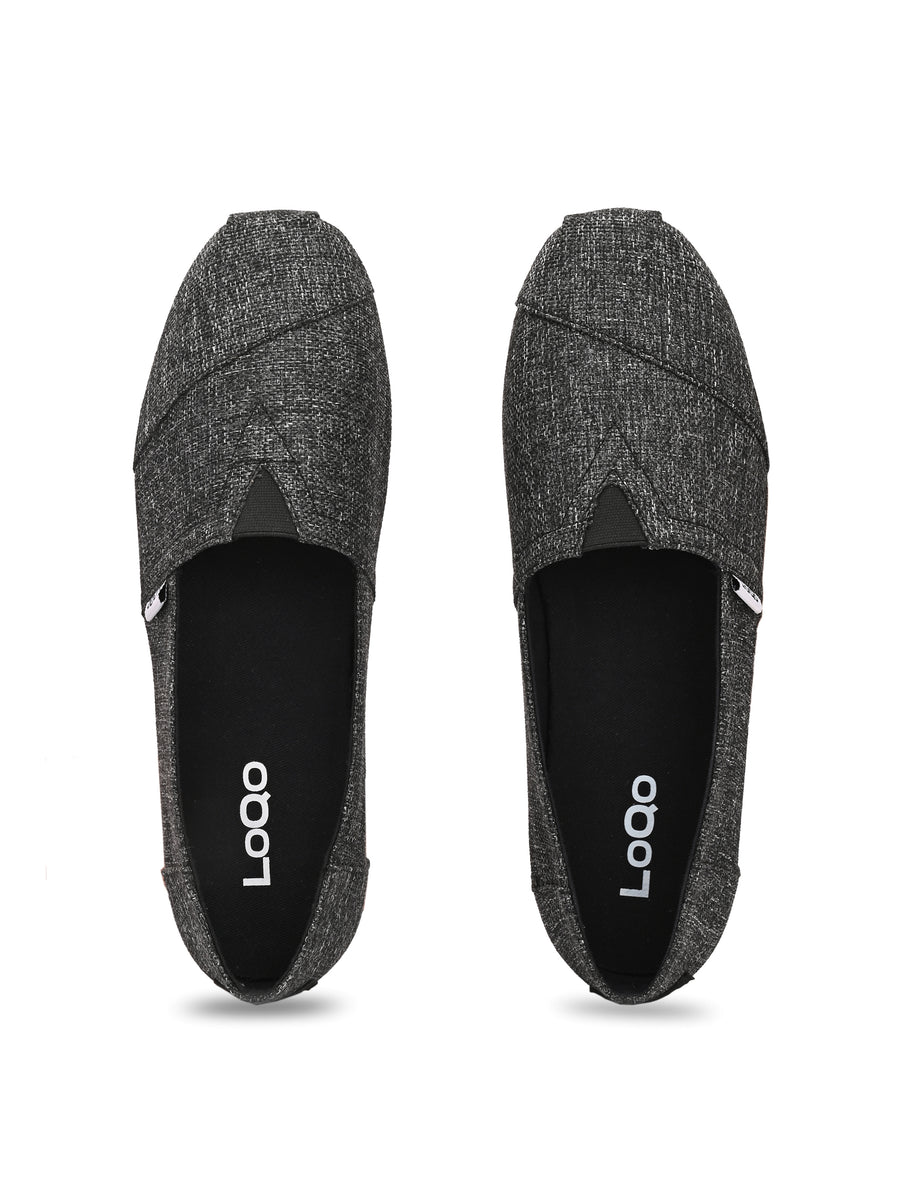 Alpari Uno Men's Black Slip-ons