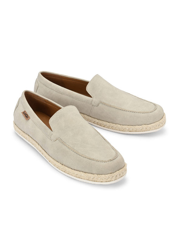 Men’s Aupe Esparto Loafers front view – espadrille loafers men with rope-inspired sole