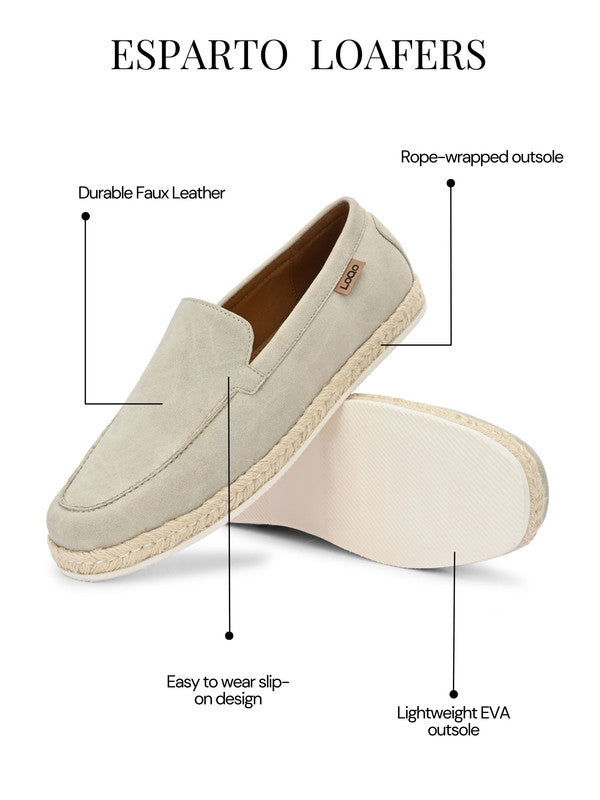 Men styling Aupe Esparto Loafers – versatile espadrille loafers men for summer casual looks