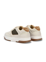 Load image into Gallery viewer, Men wearing Seville Beige Sneakers – versatile neutral sneakers men with linen or denim
