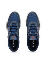Load image into Gallery viewer, Men wearing Vigo Navy Sneakers – versatile urban sneakers men
