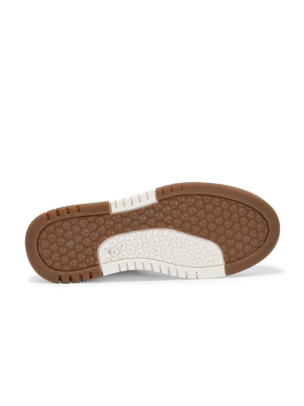 Outsole of Seville Beige Sneakers – grippy TPR sole sneakers men