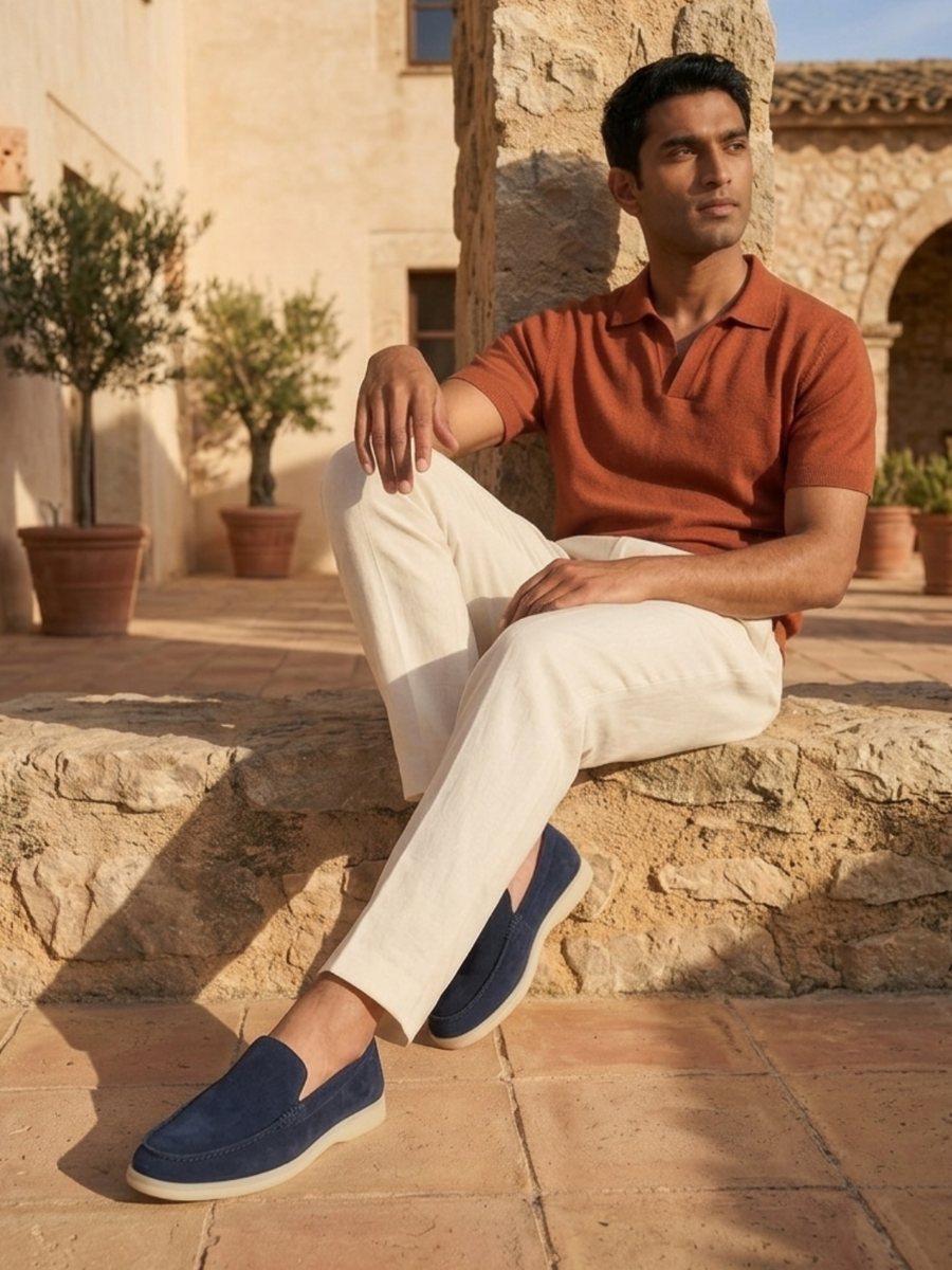Men's Palma Navy Loafers