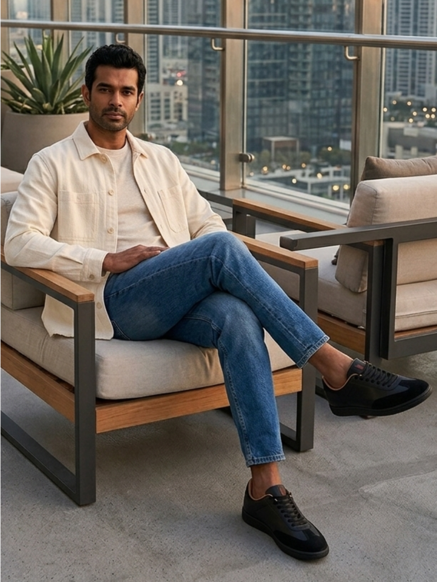 Men's Porto Black Shoes