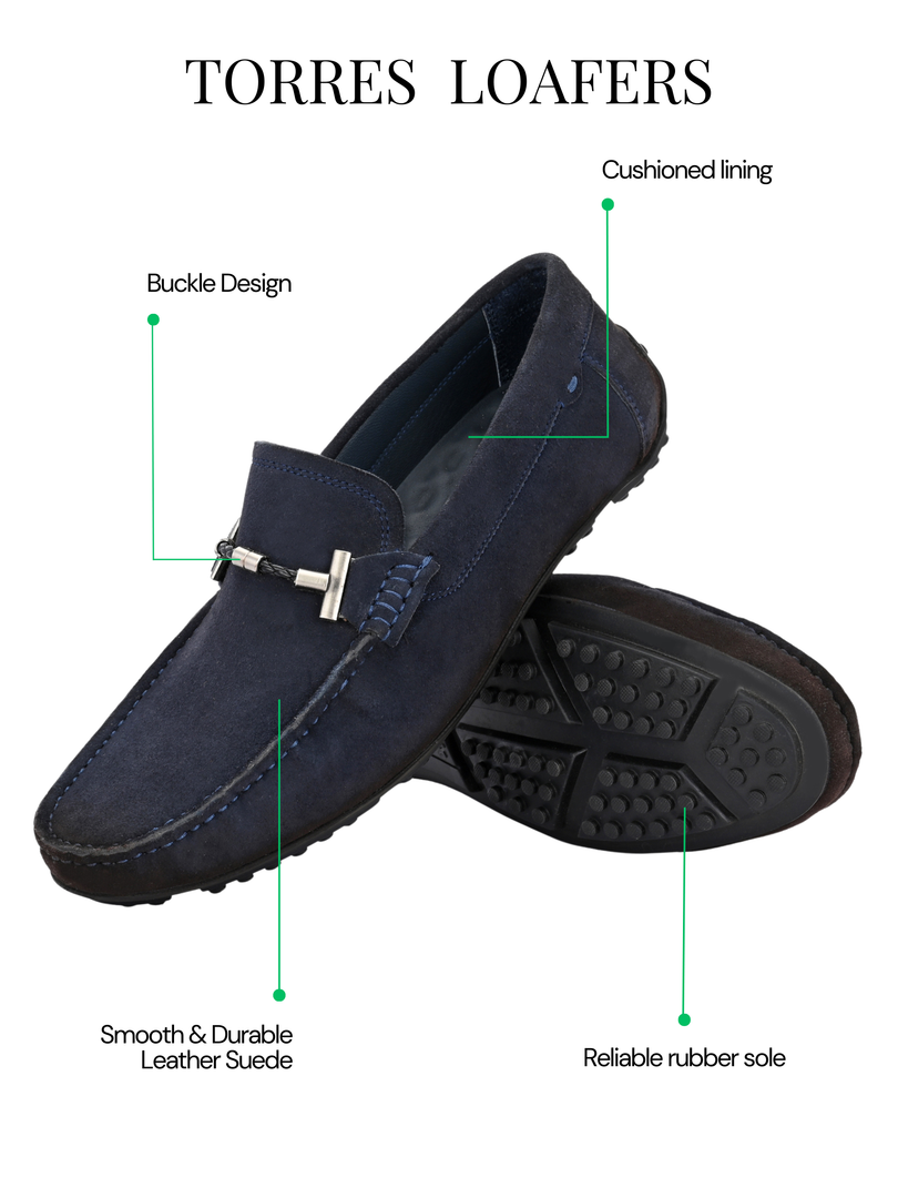 Men's Torres Navy Loafers