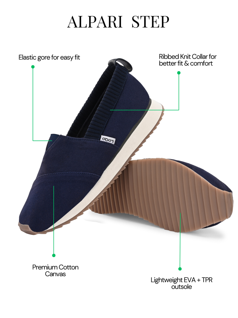 Men's Alpari Step Navy Snoafers