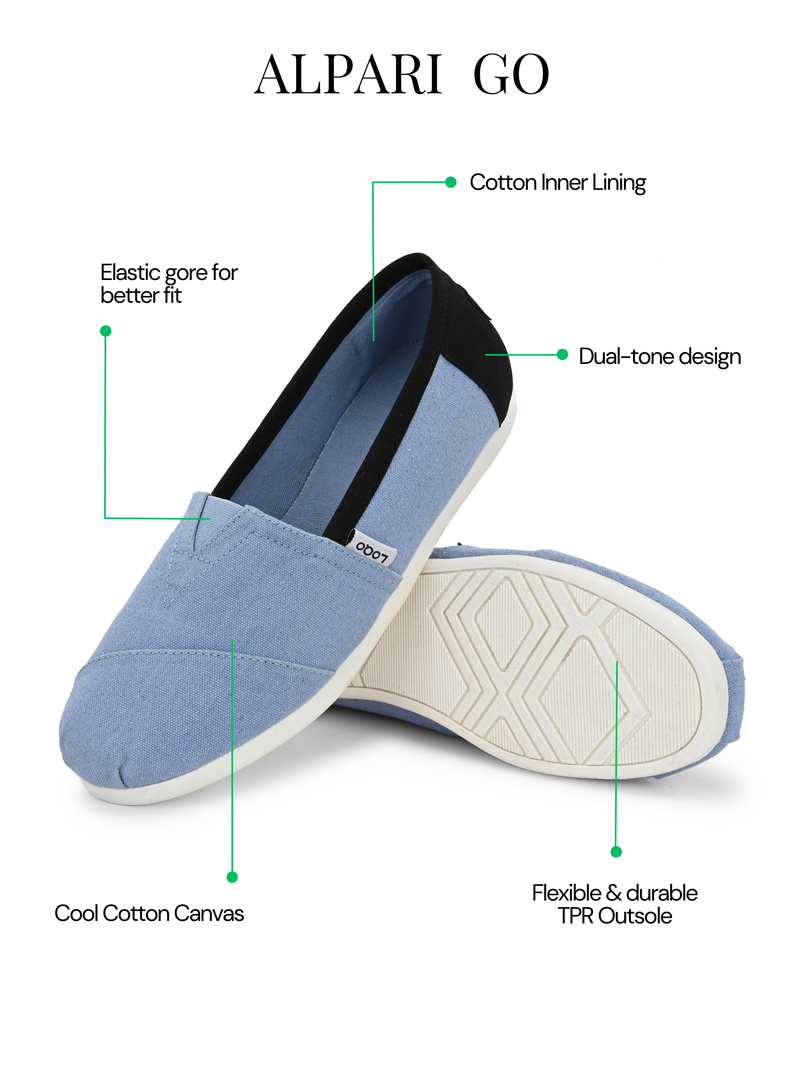 Alpari Go Men's Denim Slip-ons