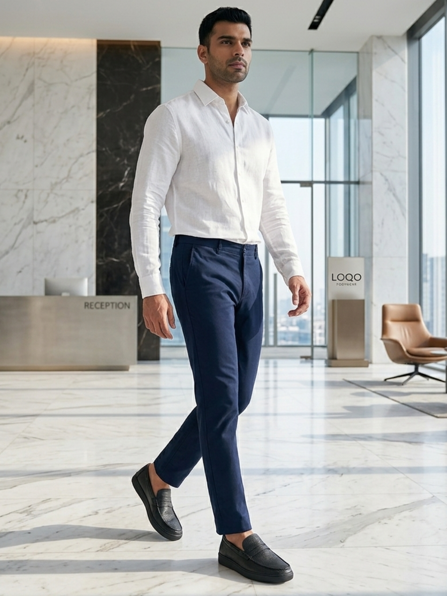 Men's Terra Black Loafers