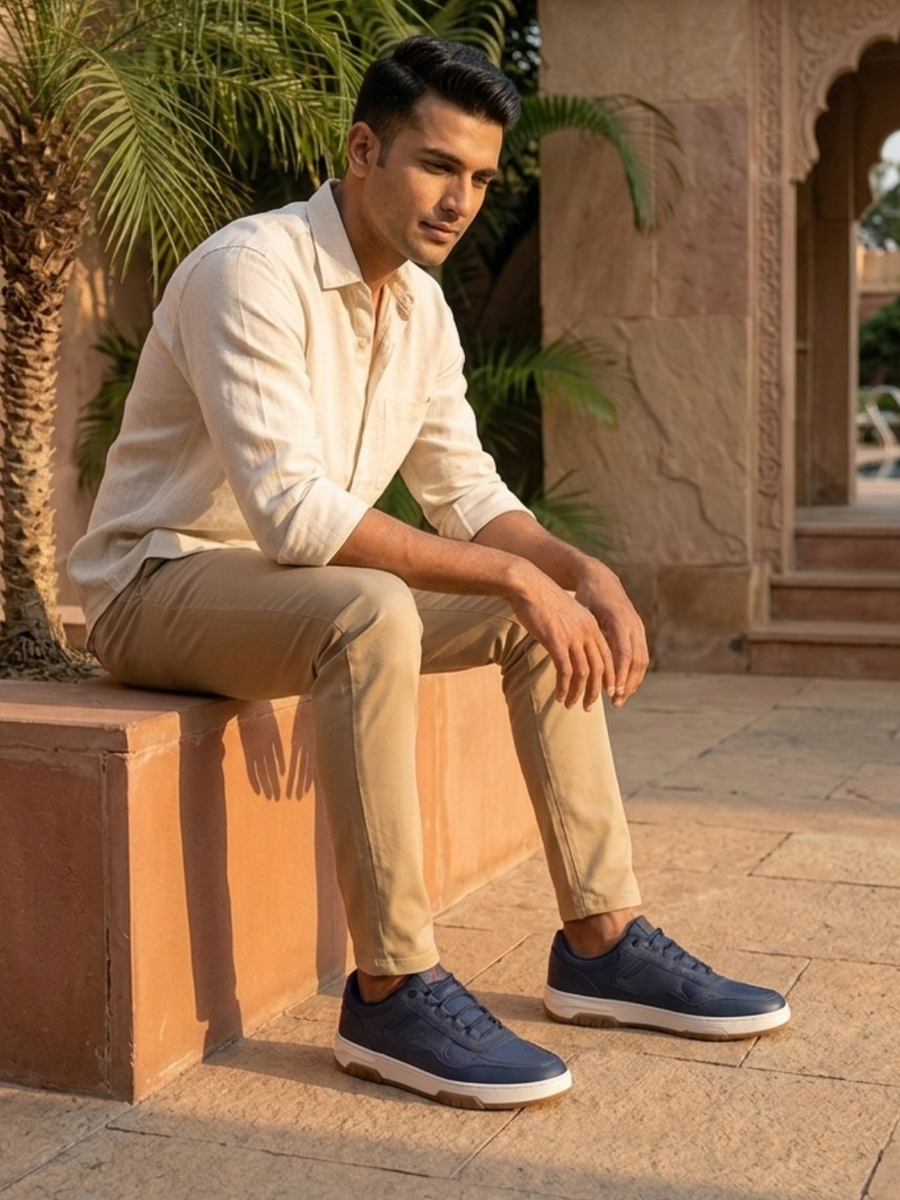 Men's Vigo Navy Shoes