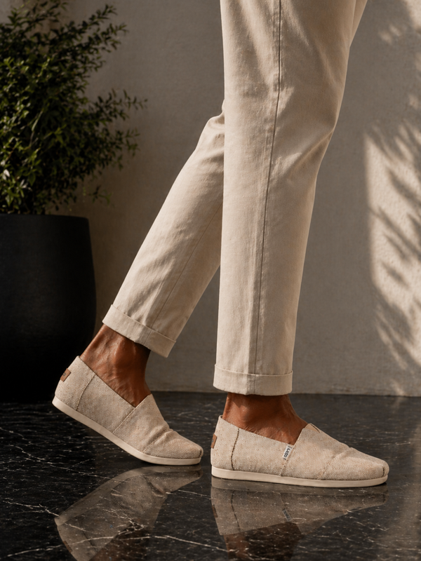 Alpari Uno Men's Beige Slip-ons