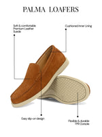 Load image into Gallery viewer, tan loafers for men – comfortable shoes for work - Comfort Loafers
